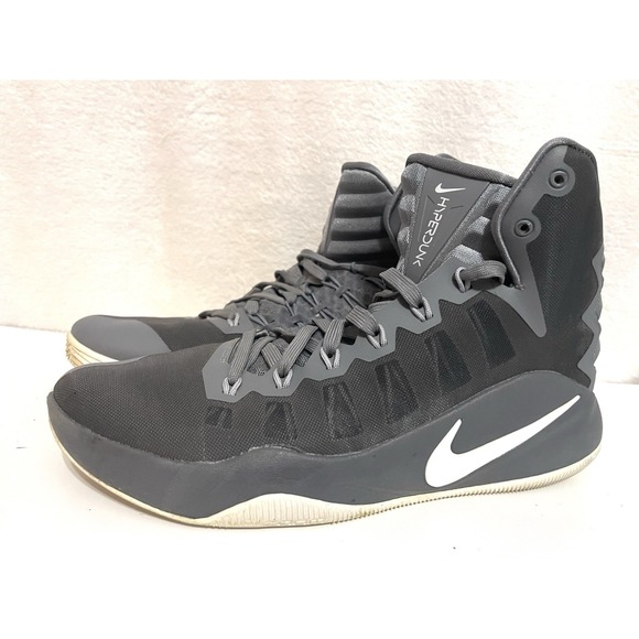 Nike Men S Hyperdunk 2016 Cool Grey / White Wolf High-Top Basketball Shoe 11.5 M
